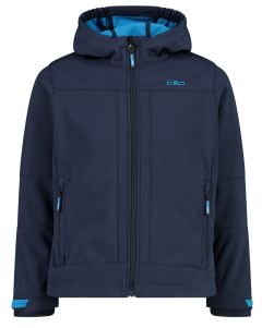 CMP Kid Softshell Jkt Fix Hood 3A00094